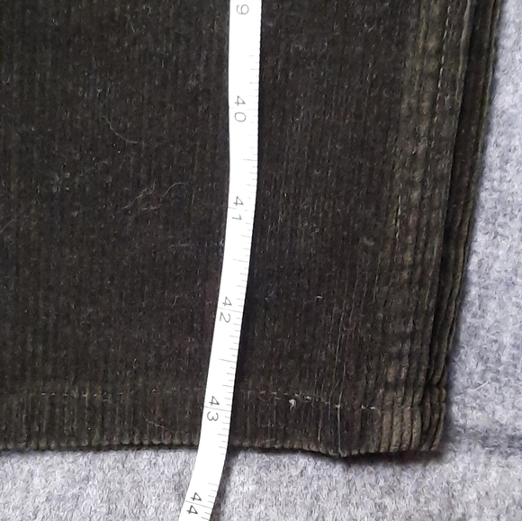 NWT! Polo Ralph Lauren Pants Womans 24 Green Corduroy Straight Preppy Classic - Picture 6 of 16
